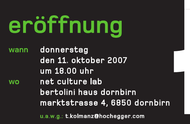 Eröffnung Dornbirn
